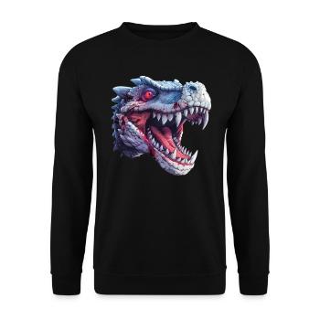 Dragon Zombie Halloween Dragon Enfants - Sweat-shirt Unisexe - noir - Devant - Alina (178cm) & Michal (187cm)