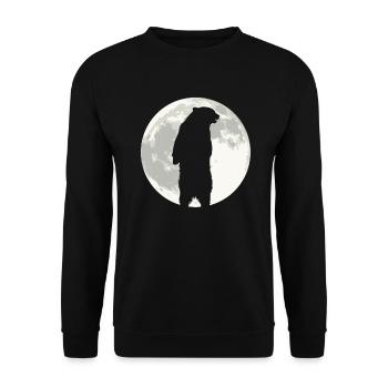 Grizzly Ours Halloween Ours brun - Sweat-shirt Unisexe - noir - Devant - Alina (178cm) & Michal (187cm)