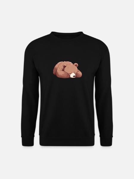 Grizzly Bear Brown Bear - Unisex Sweatshirt - black