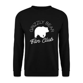 Grizzly Bear Brown Bear - Unisex Sweatshirt - black - Front - Alina (178cm) & Michal (187cm)