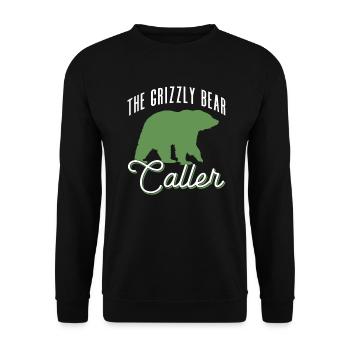 Grizzly Ours brun Ours brun - Sweat-shirt Unisexe - noir - Devant - Alina (178cm) & Michal (187cm)