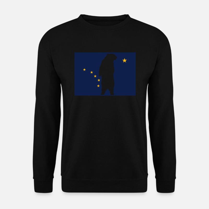Grizzly Bear Ours brun d’Alaska - Sweat-shirt Unisexe - noir