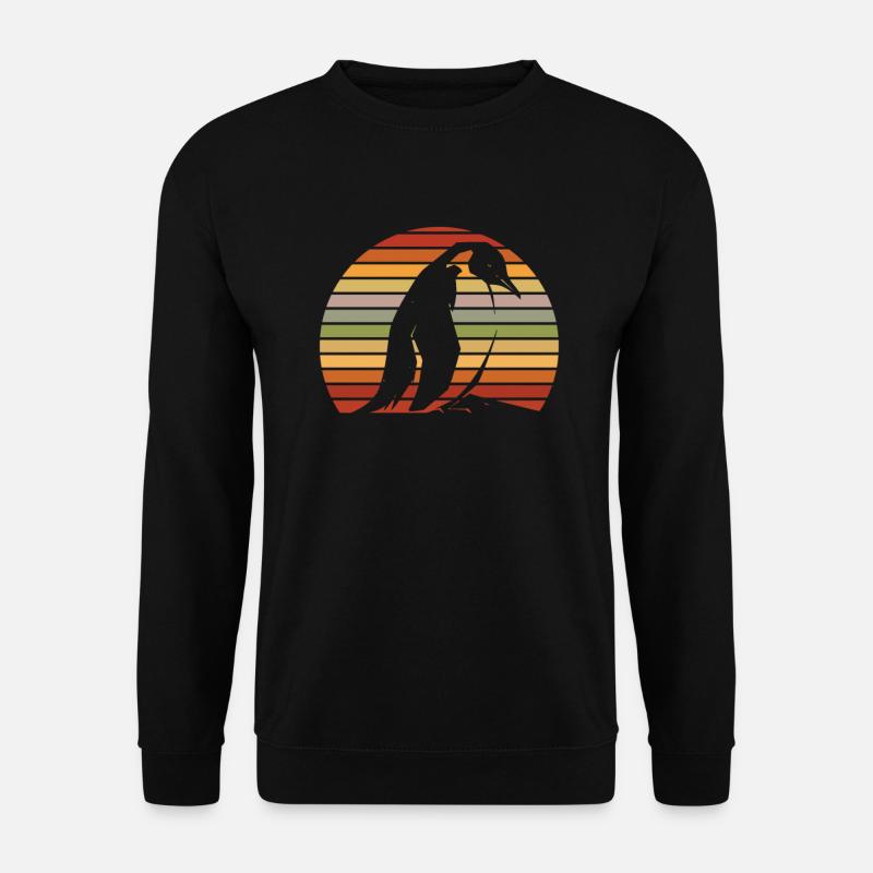 Penguin Kawaii Penguin Cute - Unisex Sweatshirt - black