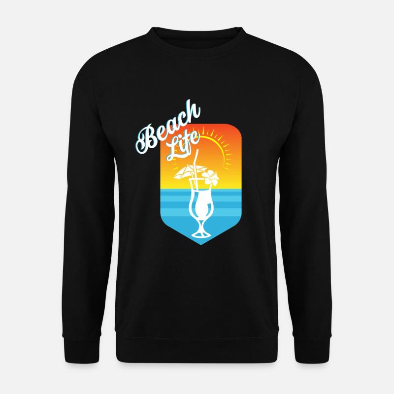 Strand - Unisex Pullover - Schwarz