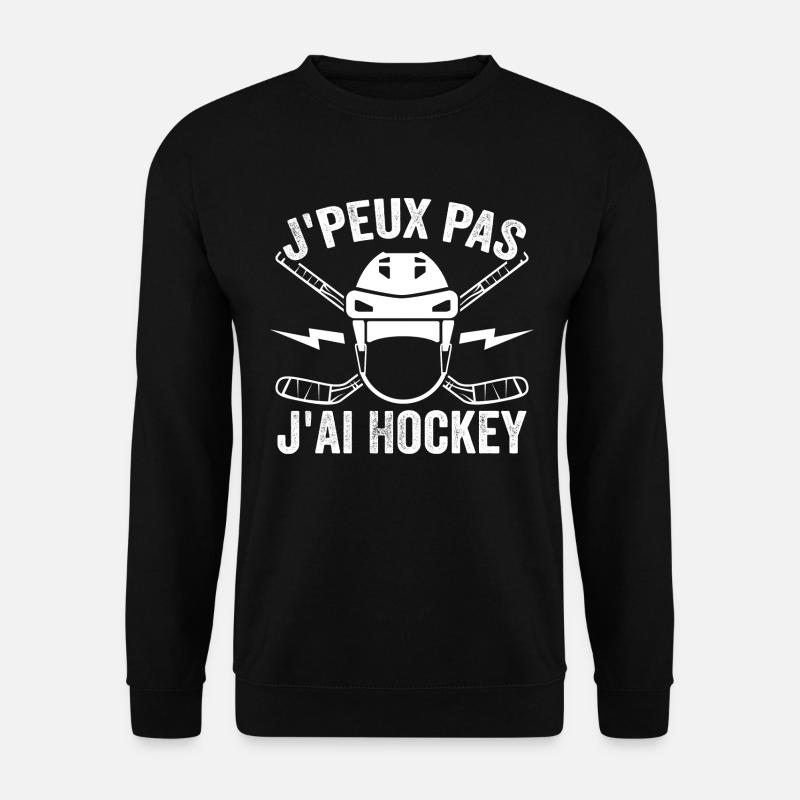 Ich kann nicht, ich habe eine originelle Hockey-Geschenkidee - Unisex Pullover - Schwarz