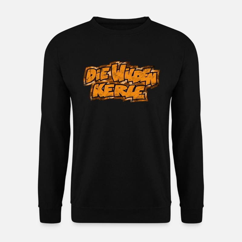 Die Wilden Kerle Schriftzug Camouflage - Unisex Pullover - Schwarz