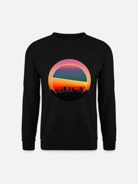Abend in Los Angeles - Unisex Pullover - Schwarz