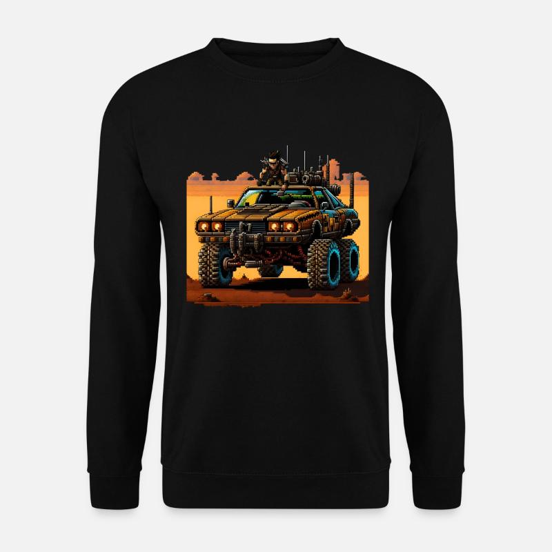 Post Apocalyptic Road Trip - Unisex Sweatshirt - black