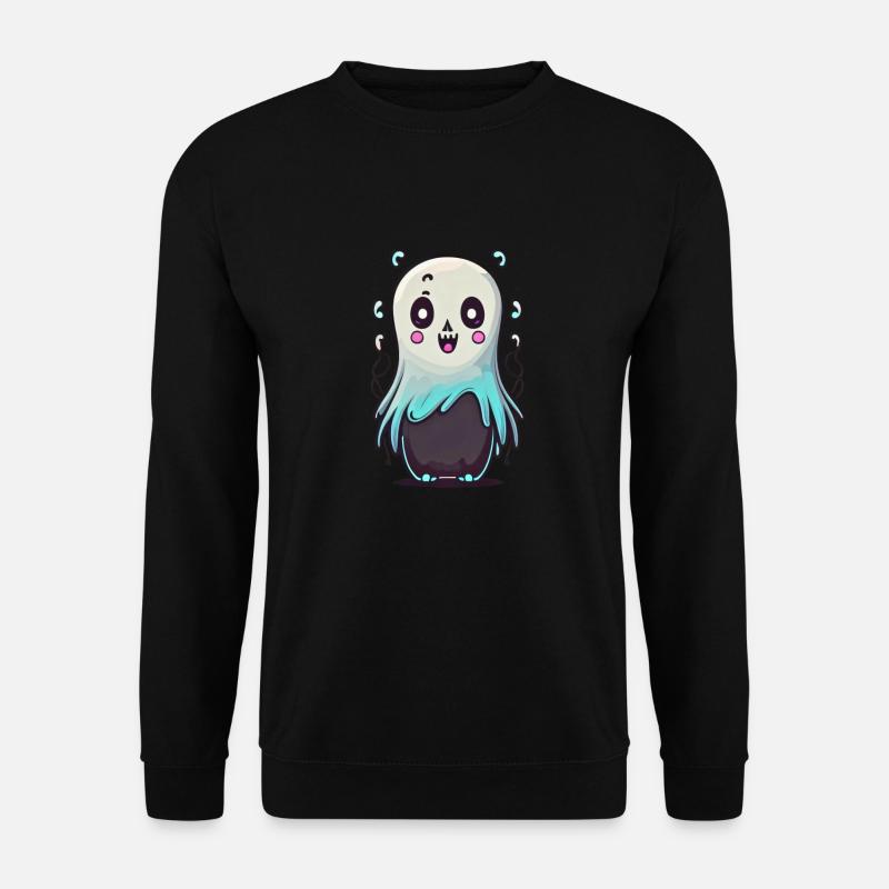 Cute Ghost - Unisex Sweatshirt - black