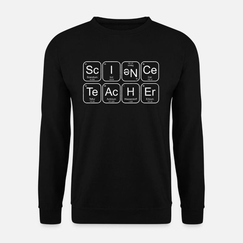 Enseignant Chimie Science Enseignant Éléments - Sweat-shirt Unisexe - noir