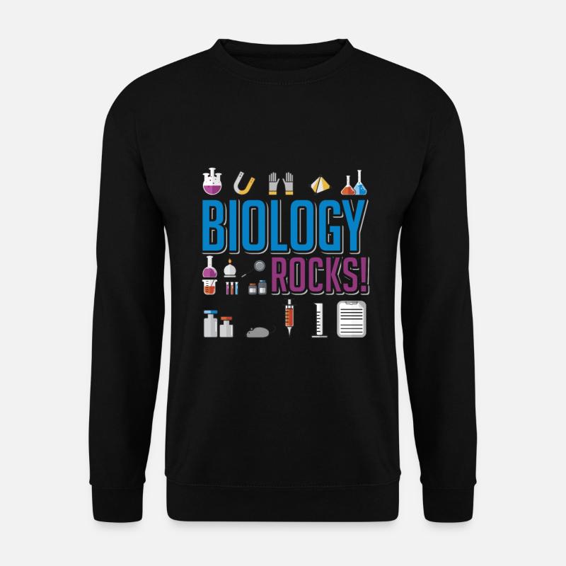 Biologie Rocks - Unisex Pullover - Schwarz