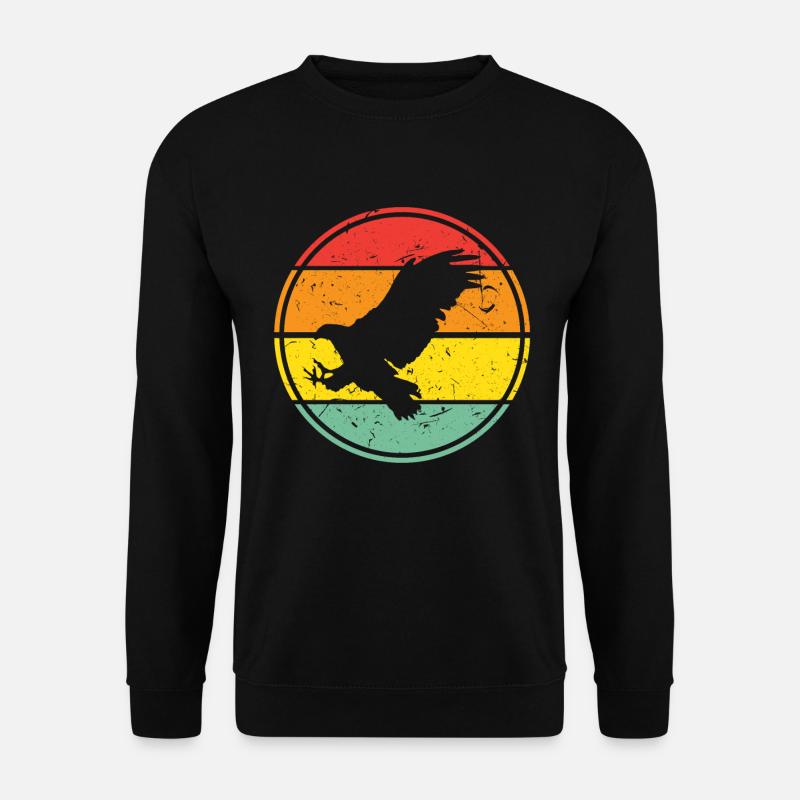 Retro Eagle Shirt - Unisex Sweatshirt - black