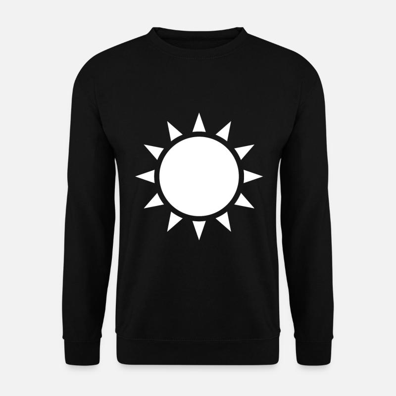 Sonne - Unisex Pullover - Schwarz