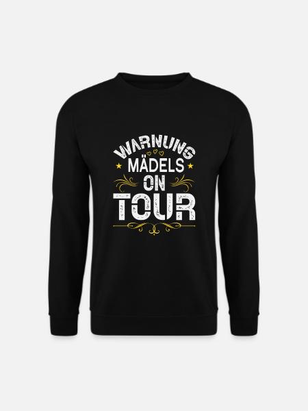 Mädels on Tour Mädelstrip Girls Trip Mädelstour - Unisex Pullover - Schwarz