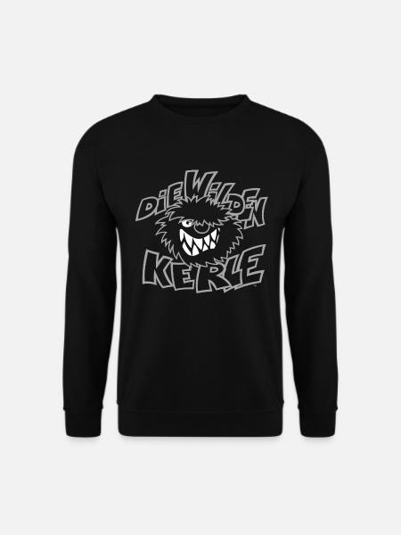 Die Wilden Kerle Kerl Logo grauweiß - Unisex Pullover - Schwarz