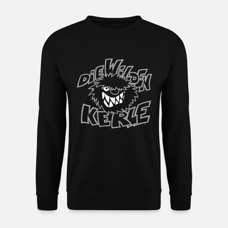 Die Wilden Kerle Kerl Logo grauweiß - Unisex Pullover - Schwarz