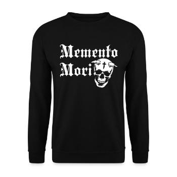 Memento Mori - Sweat-shirt Unisexe - noir - Devant - Alina (178cm) & Michal (187cm)