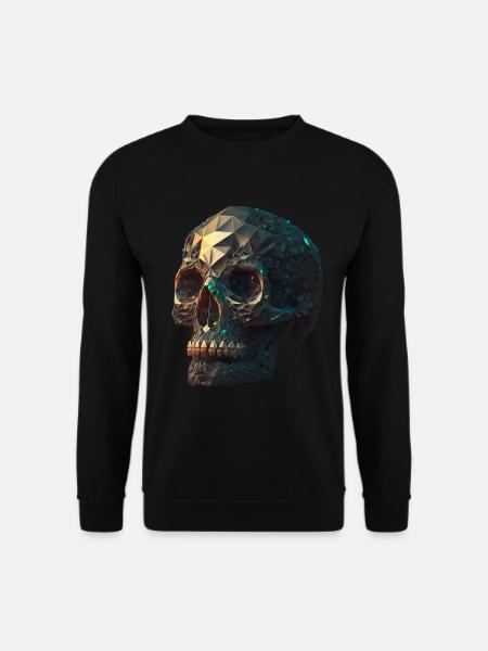 Kristallschädel Crystal Skull - Unisex Sweatshirt - black