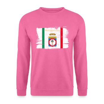 Apulia Region Italy Flag Flag Peace Vintage - Unisex Sweatshirt - pink - Front