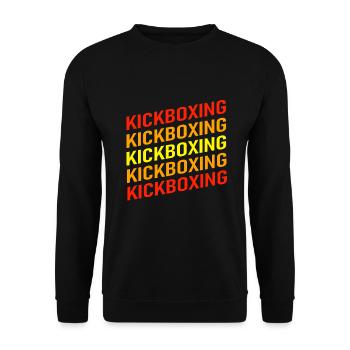 Der Kickboxer - Unisex Pullover - Schwarz - Vorne - Alina (178cm) & Michal (187cm)