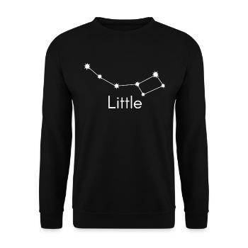 Kleiner Wagen Little Bear Astrologie Sternzeichen - Unisex Pullover - Schwarz - Vorne - Alina (178cm) & Michal (187cm)