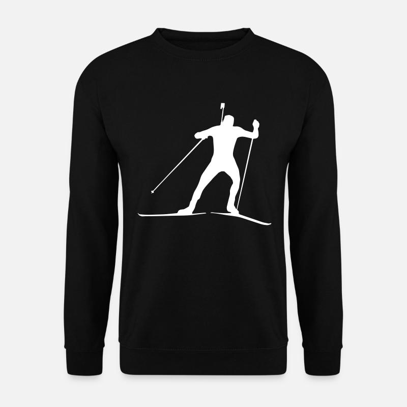 Biathlon - Langlauf - Oberhof - Ruhpolding - Unisex Pullover - Schwarz