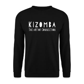 Kizomba - L'art de la connexion - Danse Shirts - Sweat-shirt Unisexe - noir - Devant - Alina (178cm) & Michal (187cm)