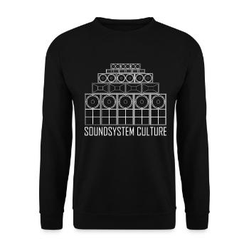 Sound system culture - Unisex Sweatshirt - black - Front - Alina (178cm) & Michal (187cm)