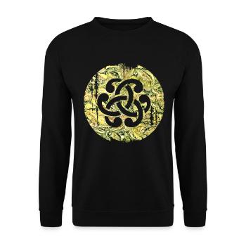 Symbole celtique 15 e 277 - Sweat-shirt Unisexe - noir - Devant - Alina (178cm) & Michal (187cm)