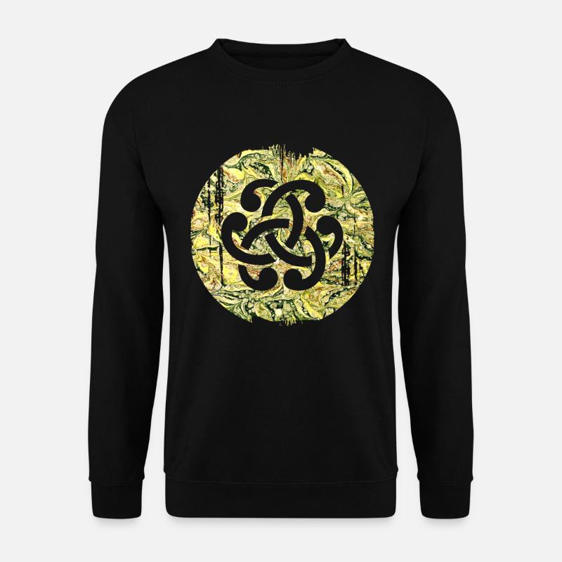 keltisches symbol 15 e 277 - Unisex Pullover - Schwarz