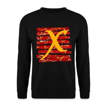 Bande E 232 x - Sweat-shirt Unisexe - noir - Devant - Alina (178cm) & Michal (187cm)