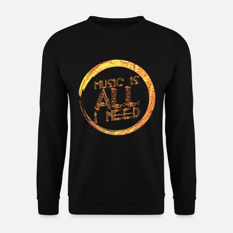 music e 118 - Unisex Pullover - Schwarz