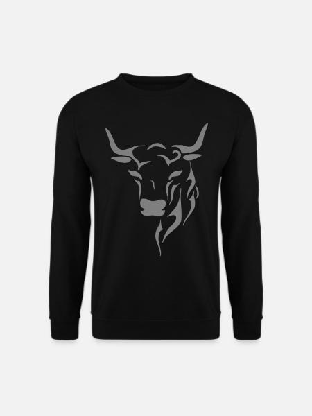 Stierkopf - Unisex Pullover - Schwarz