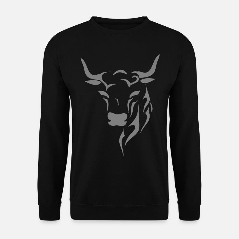 Stierkopf - Unisex Pullover - Schwarz