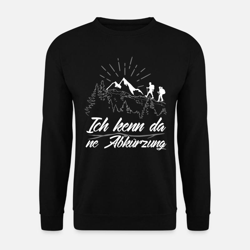 ICH KENN DA NE ABKÜZUNG - Wandershirt - Unisex Pullover - Schwarz
