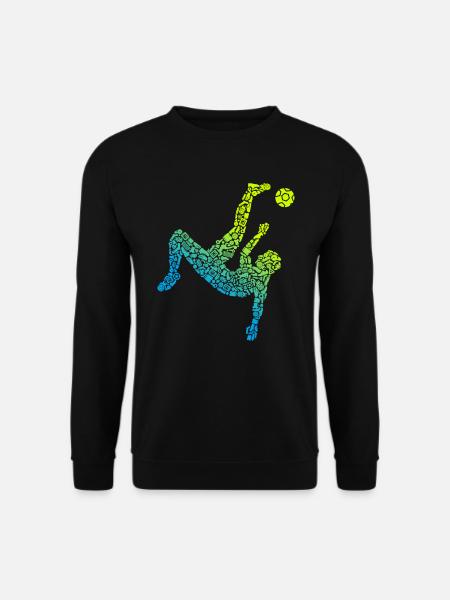 Fußball Symbole Fußballer Jungen Fußballspieler - Unisex Pullover - Schwarz