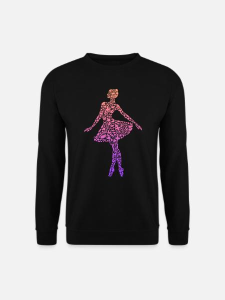 Danseuse de ballet Danseuse de ballet Fille ballerine - Sweat-shirt Unisexe - noir