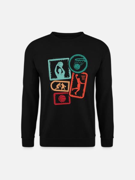 Basketballer Basketballspieler Herren Basketball - Unisex Pullover - Schwarz