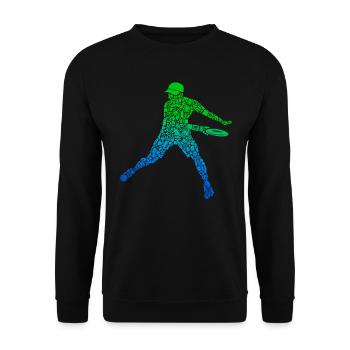 Discgolf Scheibe Disc Golf Sport Discgolfer Jungen - Unisex Pullover - Schwarz - Vorne - Alina (178cm) & Michal (187cm)