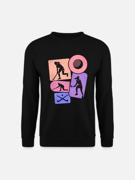Feldhockey Hockeyspielerin Mädchen Hockey Kinder - Unisex Pullover - Schwarz