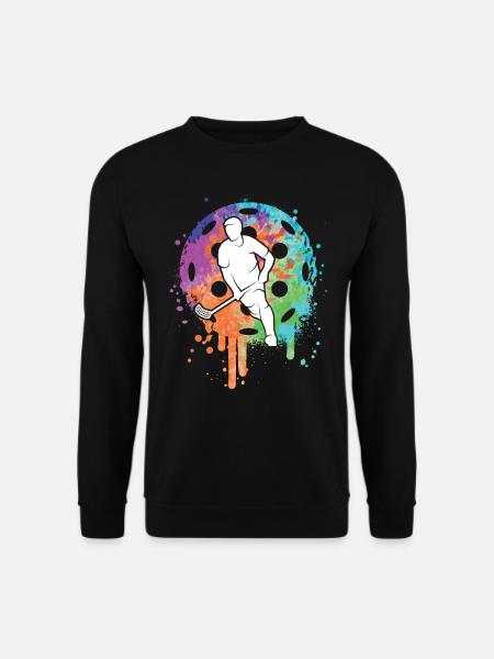 Unihockey Innebandy Jungen Kinder Floorball - Unisex Pullover - Schwarz