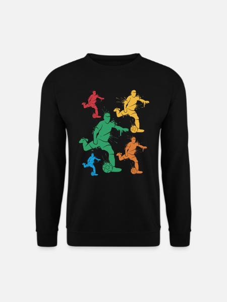 Voetballer Voetballer Kinderen Voetballer - Uniseks sweater - zwart