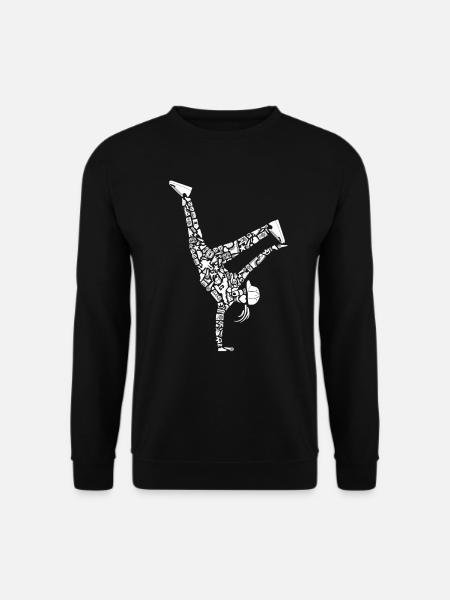 Breakdance Breakdancer Filles Femmes Breakdance - Sweat-shirt Unisexe - noir