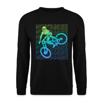 VTT VTT Downhill VTT Homme - Sweat-shirt Unisexe - noir - Devant - Alina (178cm) & Michal (187cm)