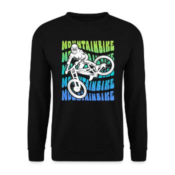 VTT VTT Downhill VTT Garçons - Sweat-shirt Unisexe - noir - Devant - Alina (178cm) & Michal (187cm)