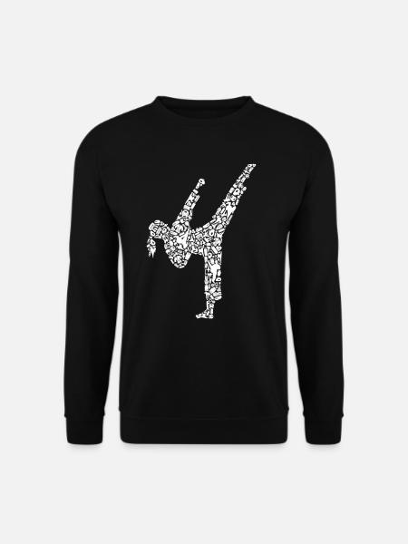 Karate Girl Kampfsport Frauen Kinder Taekwondo - Unisex Pullover - Schwarz