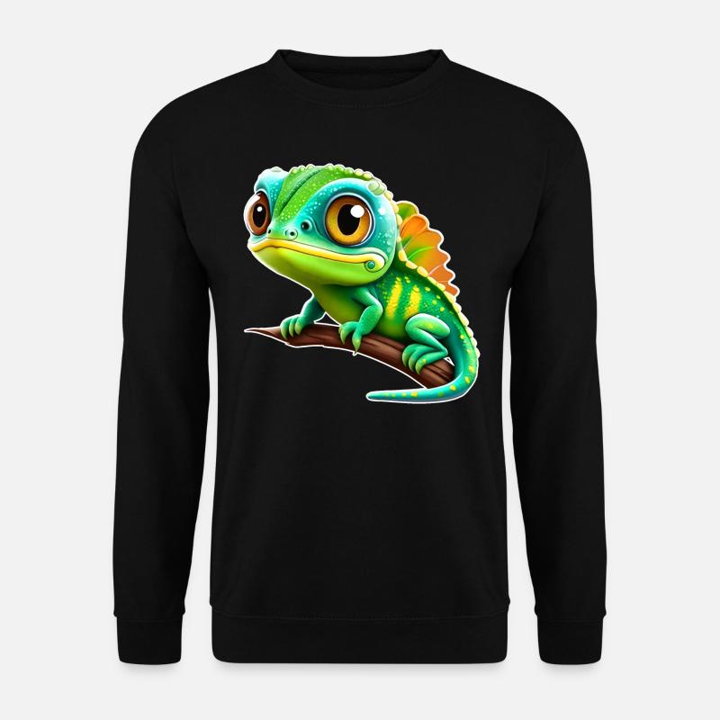 Cuter. Little Iguana - Unisex Sweatshirt - black