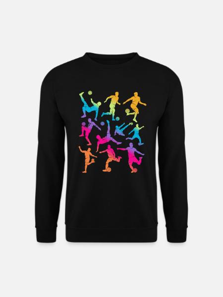 Fußball Fußballer Mädchen Fußballspieler Kinder - Unisex Pullover - Schwarz