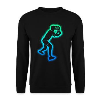 Padel Tennis Padel Rackets Kids Boys Padel - Unisex Sweatshirt - black - Front - Alina (178cm) & Michal (187cm)