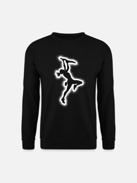 Bouldern Bergsteigen Kletterer Frauen Klettern - Unisex Pullover - Schwarz